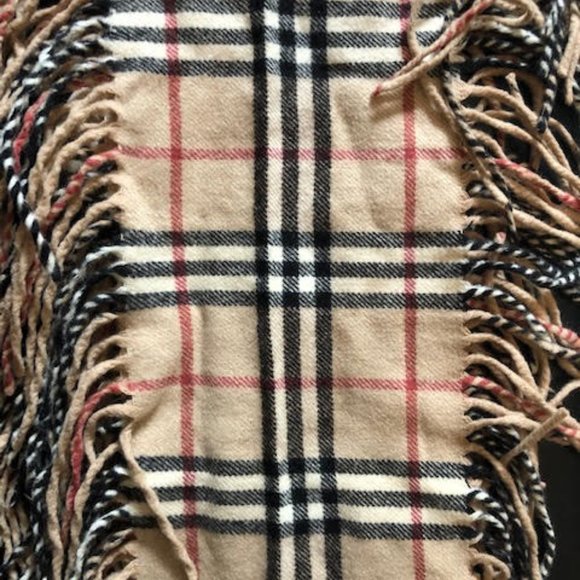 Fringe Burberry Scarf